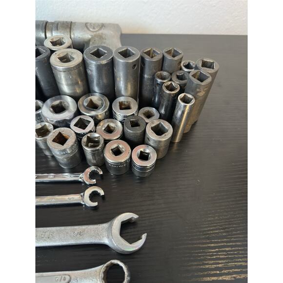 67 Piece Socket, Wrench, Tools All USA MADE Sk, Craftsman, Bonney, Etc - Picture 4 of 6